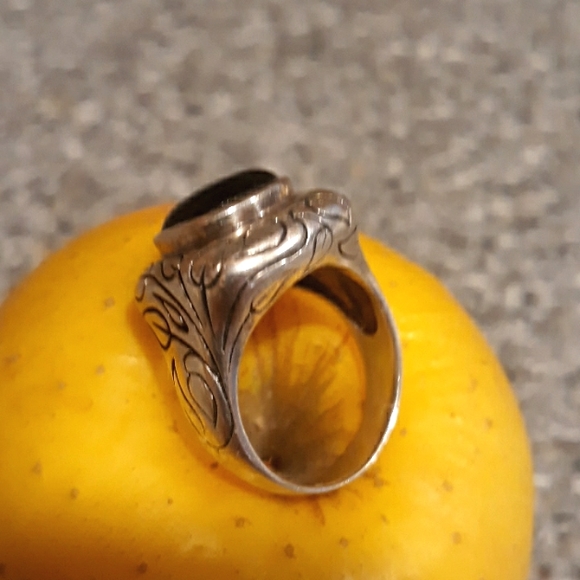 VTG Mark Wasserman Samara Solid Sterling Black Onyx Ring - Picture 4 of 7